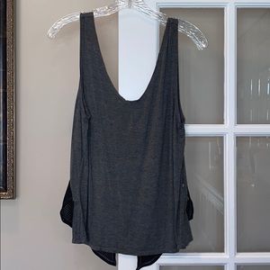 Body Language Tank Top- Split Back